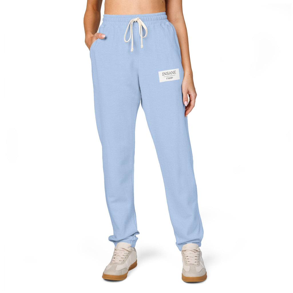 Embroidered Patch Fleece Joggers — Insane