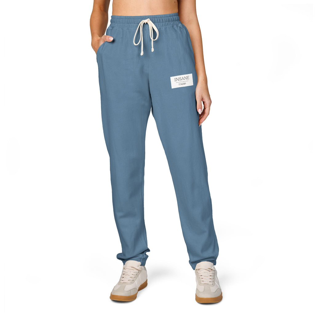 Embroidered Patch Fleece Joggers — Insane