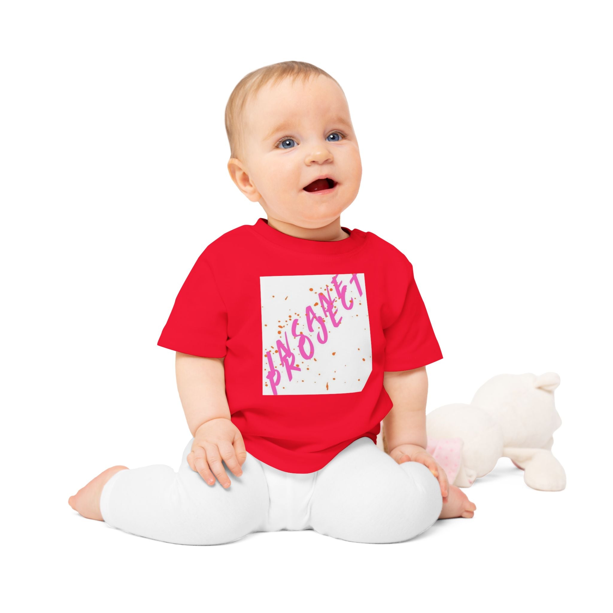 Pink Princess Script Pocket Tee — Baby Gift