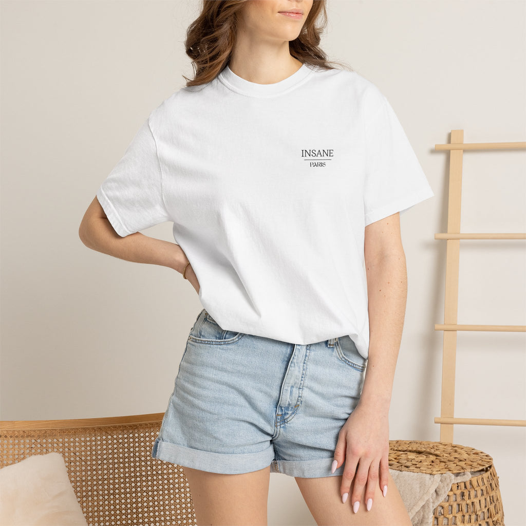 Minimalist Chest Text Tee — Insane