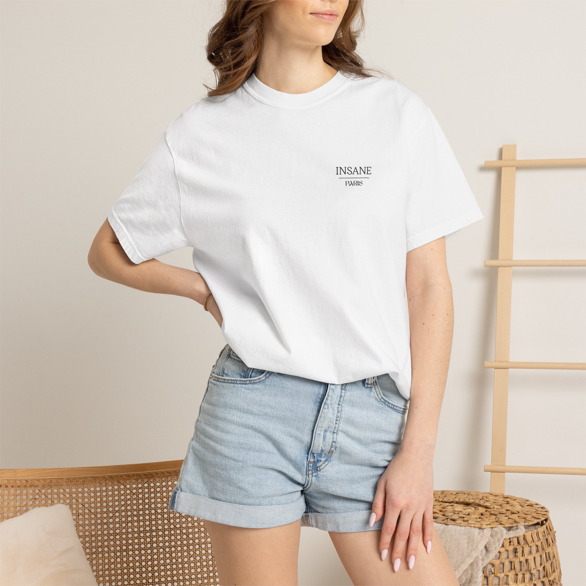 Minimalist Chest Text Tee — Insane