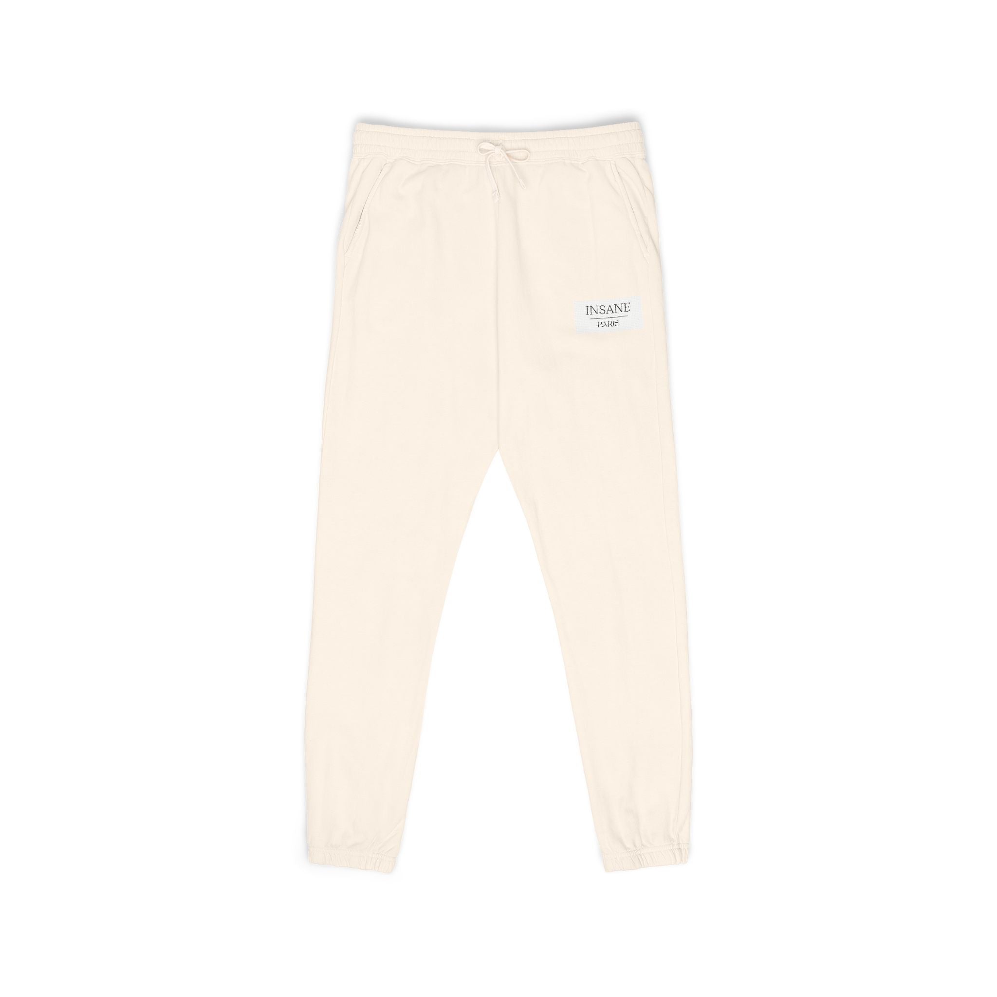 Embroidered Patch Fleece Joggers — Insane