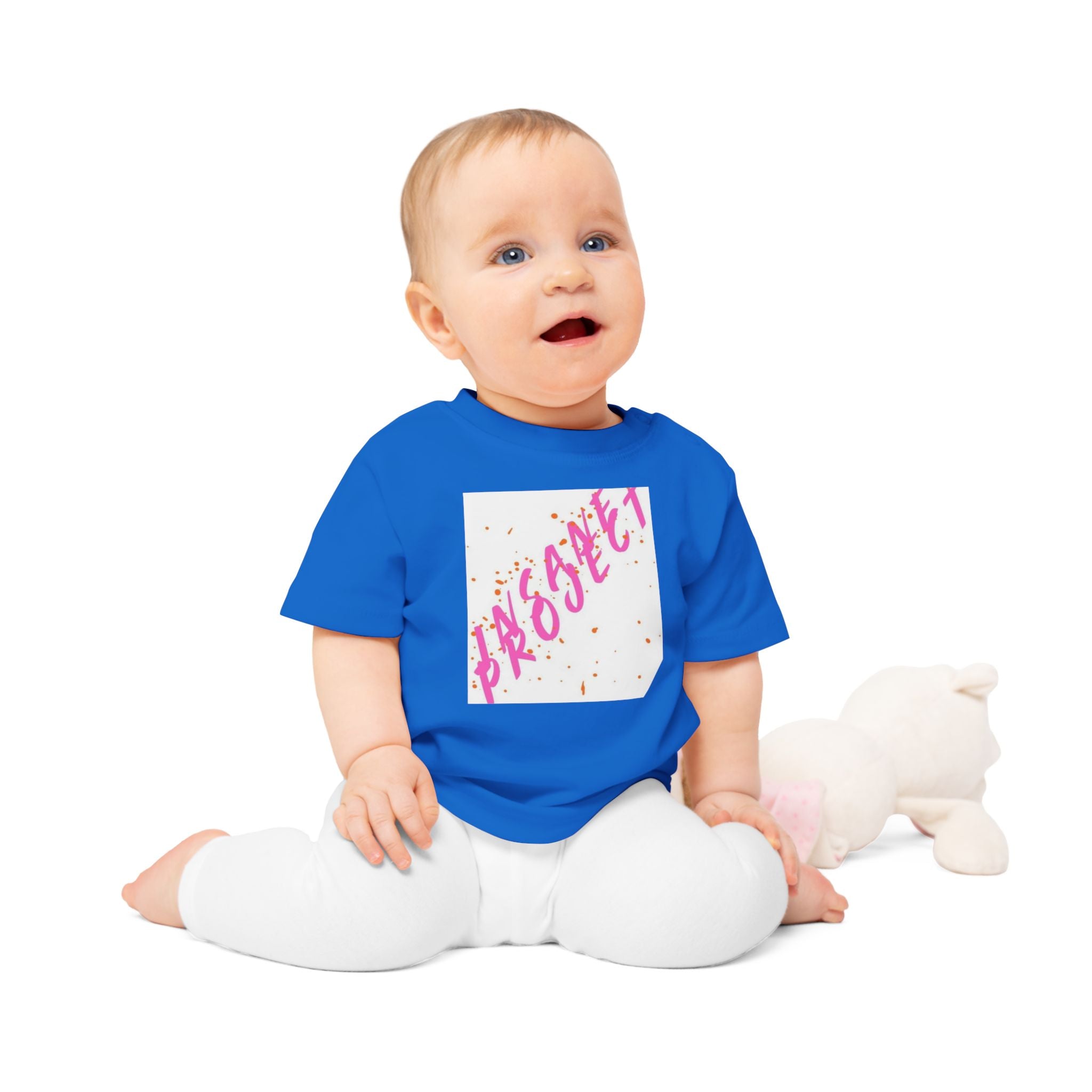 Pink Princess Script Pocket Tee — Baby Gift