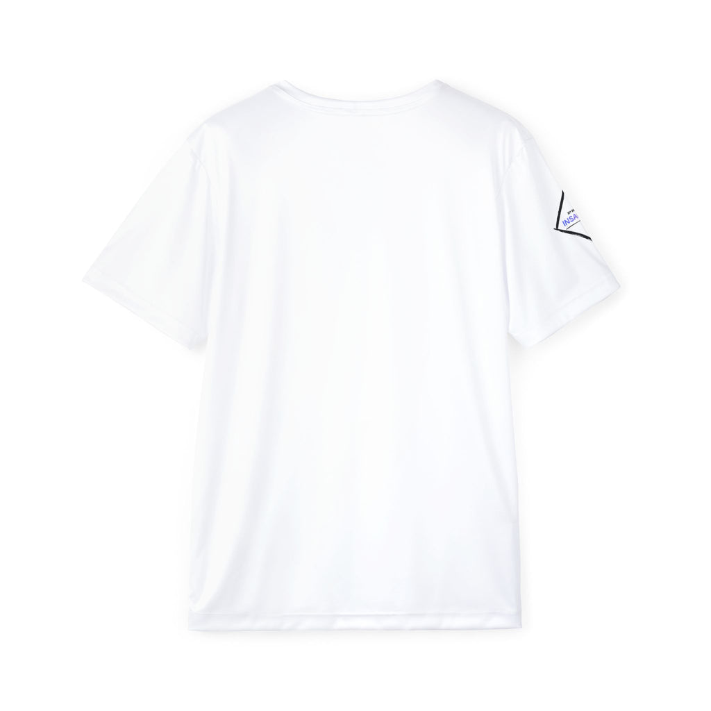 White Logo Athletic Sports Jersey — Insane
