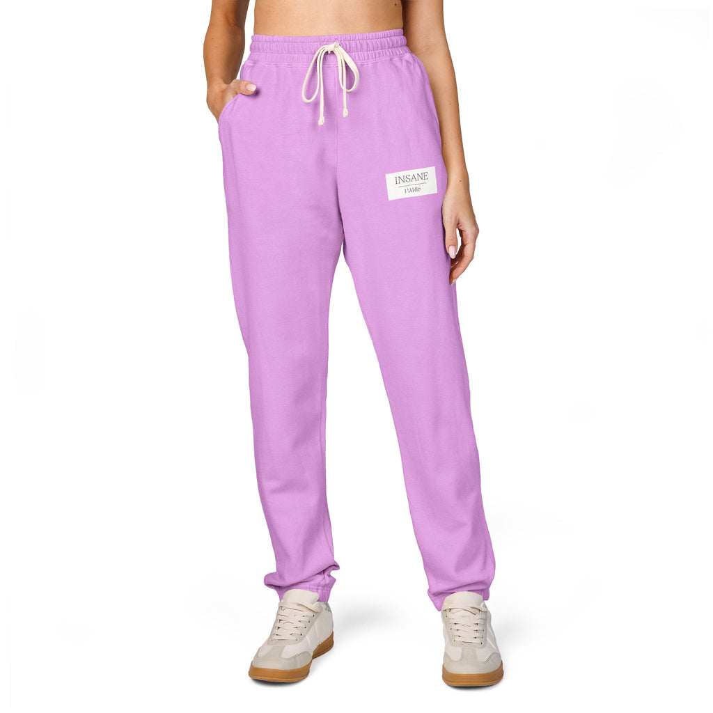Embroidered Patch Fleece Joggers — Insane