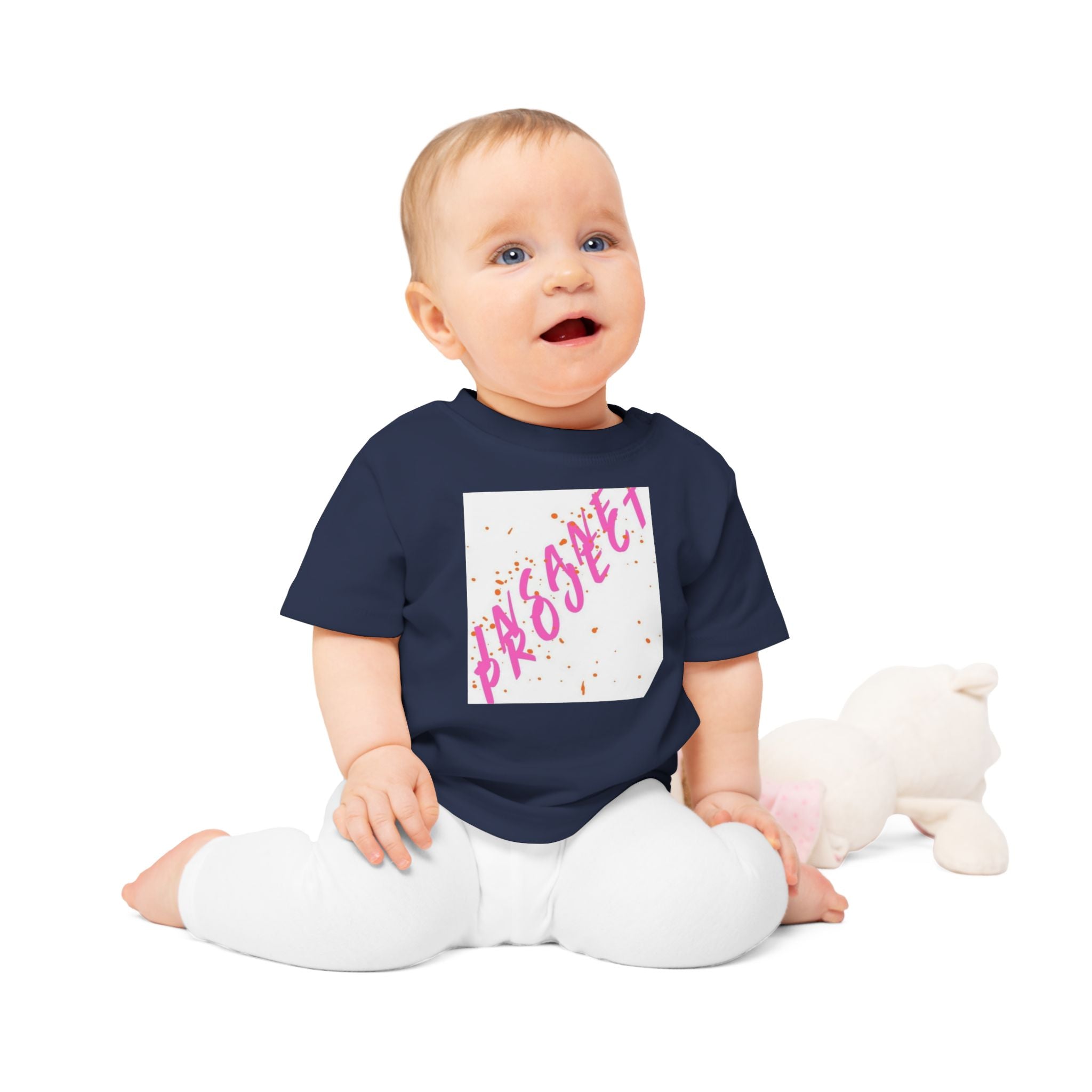 Pink Princess Script Pocket Tee — Baby Gift