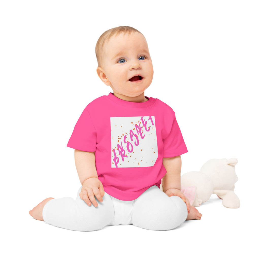 Pink Princess Script Pocket Tee — Baby Gift