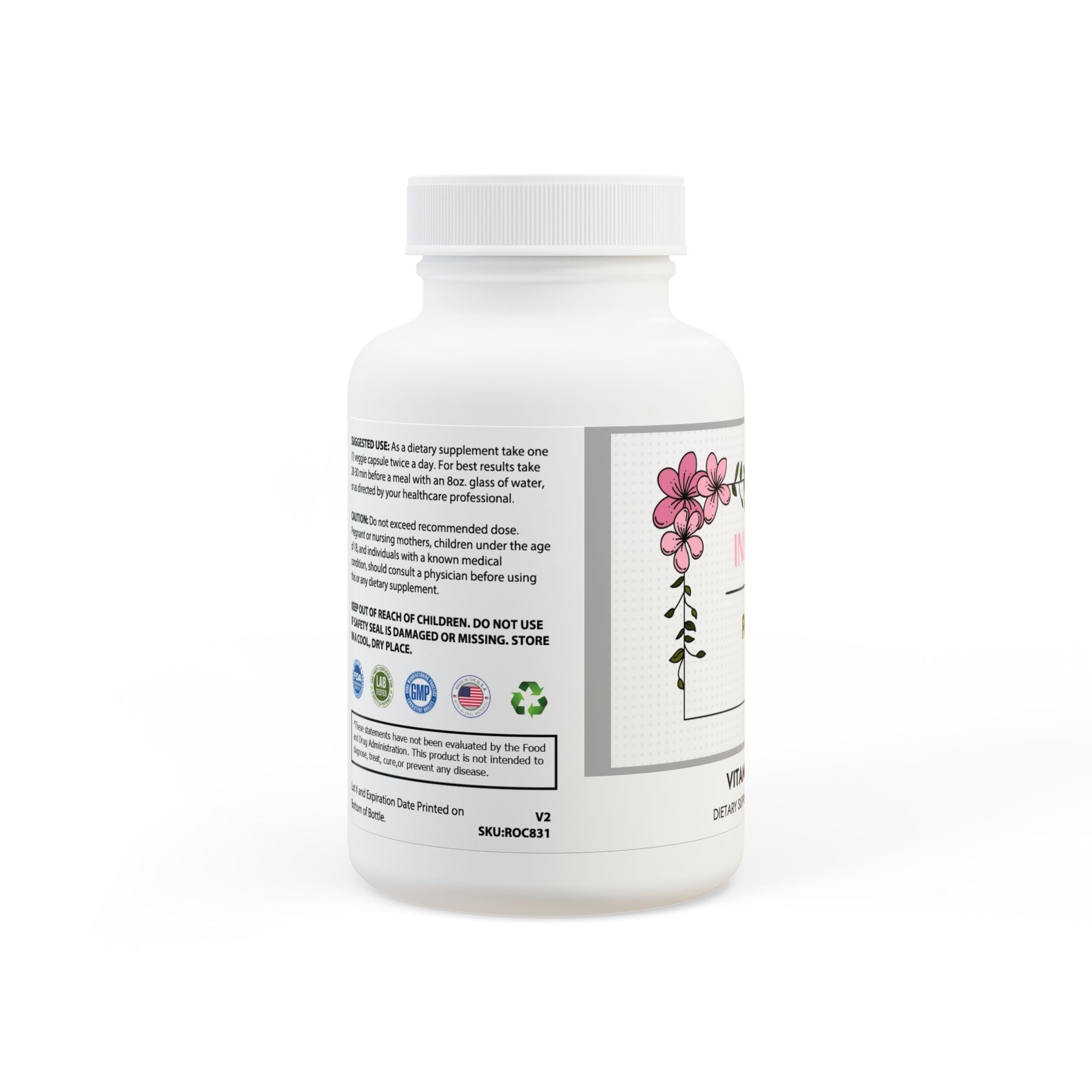 Vitamin K2 + D3 Supplement (60 Capsules)