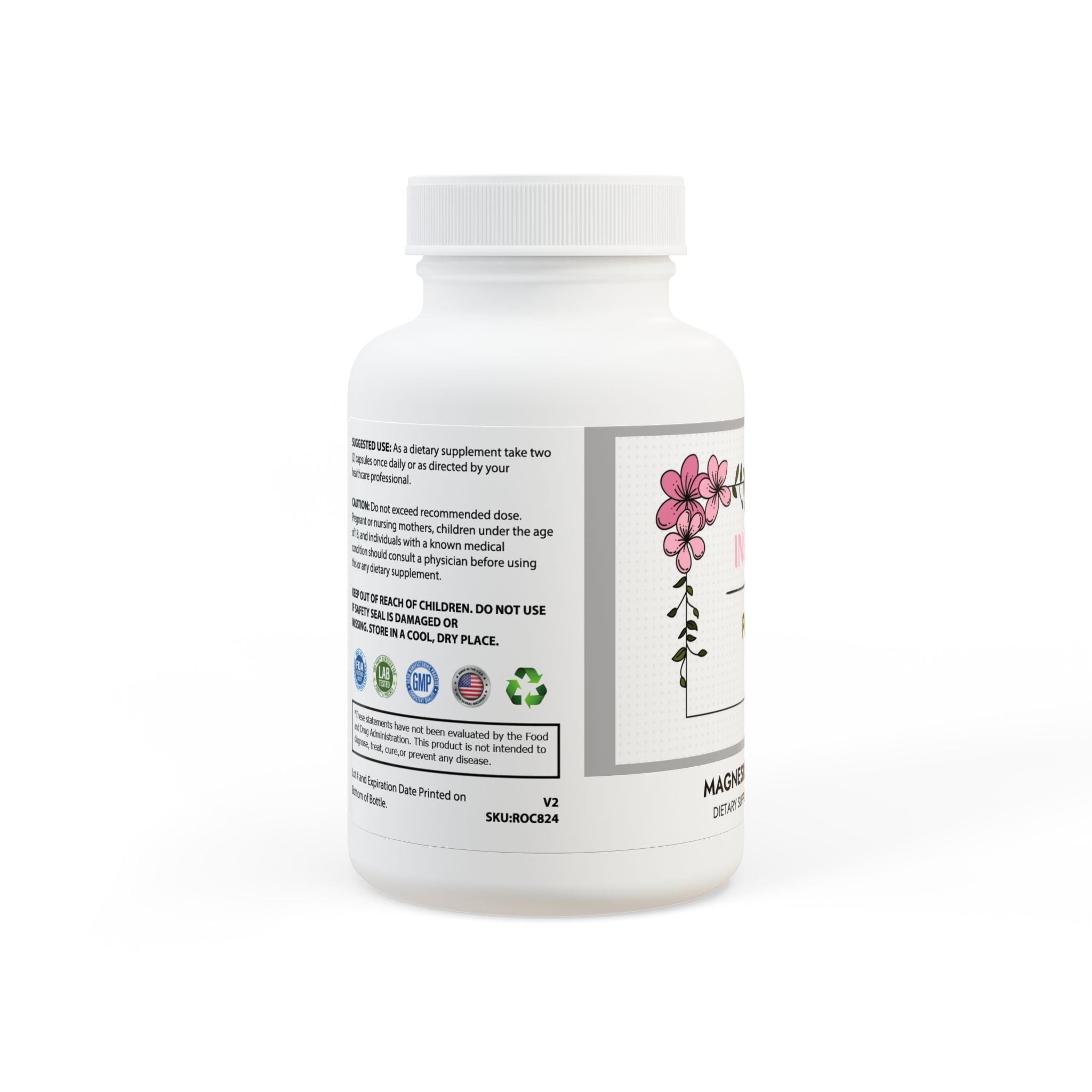 Magnesium Glycinate Supplement (60 Capsules)
