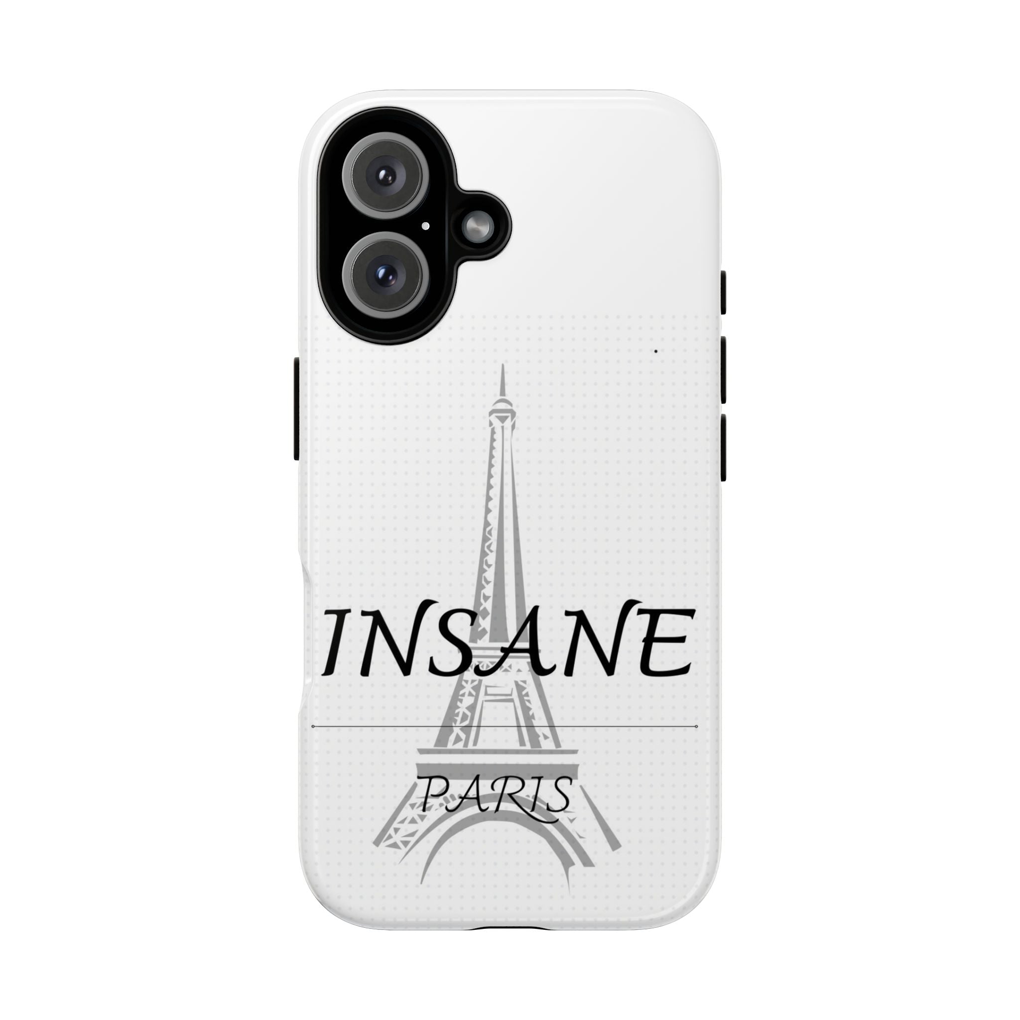 3D Isometric Text Phone Case — Insane