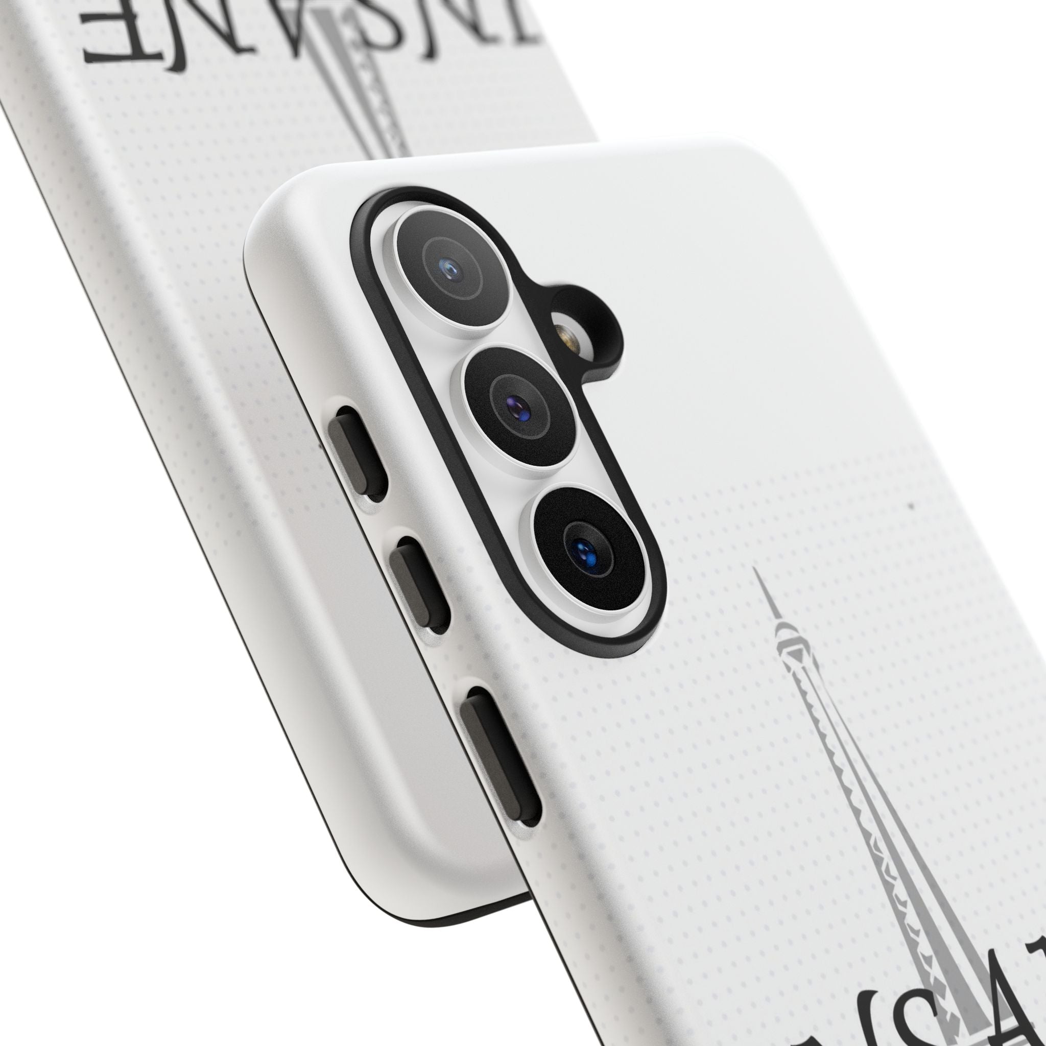 3D Isometric Text Phone Case — Insane