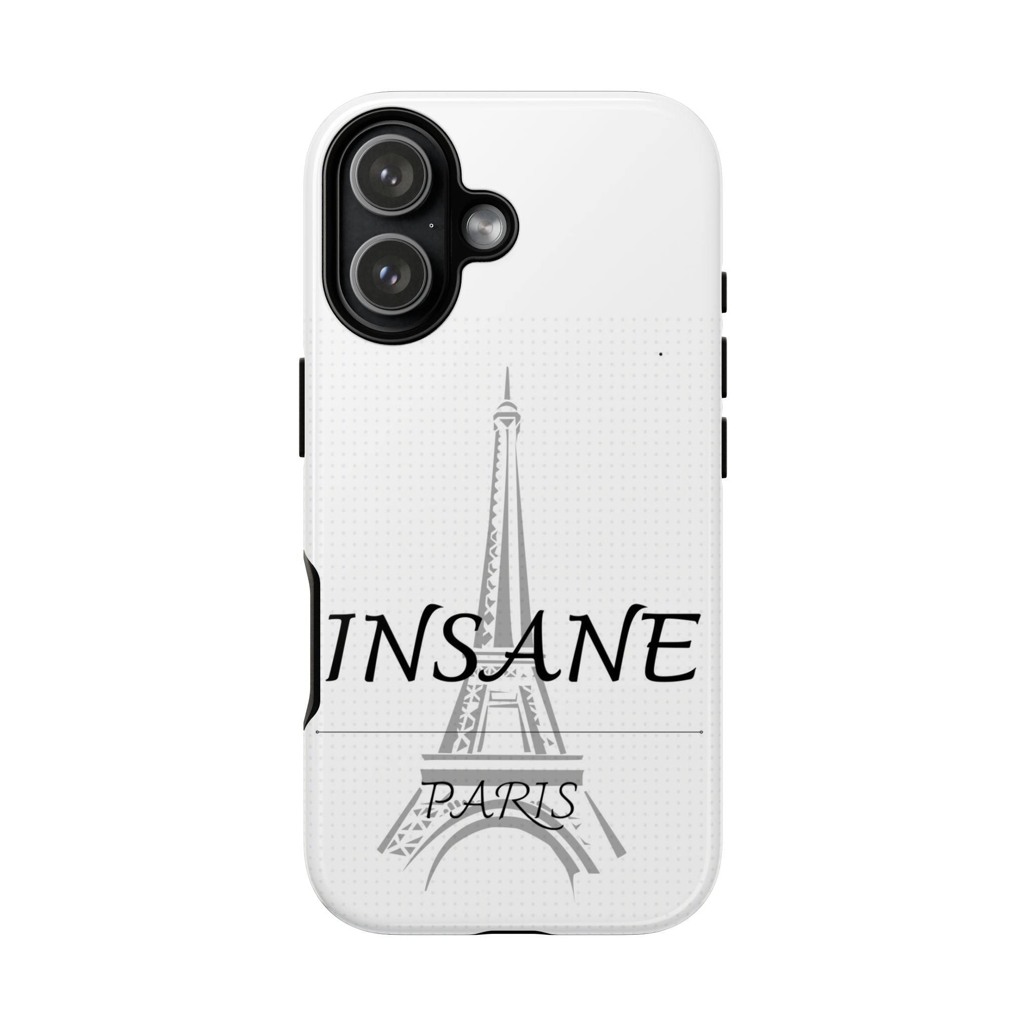3D Isometric Text Phone Case — Insane